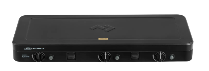 Cadac Dometic Campingkocher mit 3 Brennern, 3 Cook Turbo FFD Deluxe, 50mbar,  303FC-20-DE